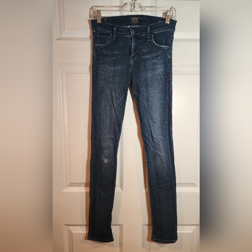 Citizens Of Humanity Avedon Slick Skinny Leg Stretch Blue Jeans Size 26"